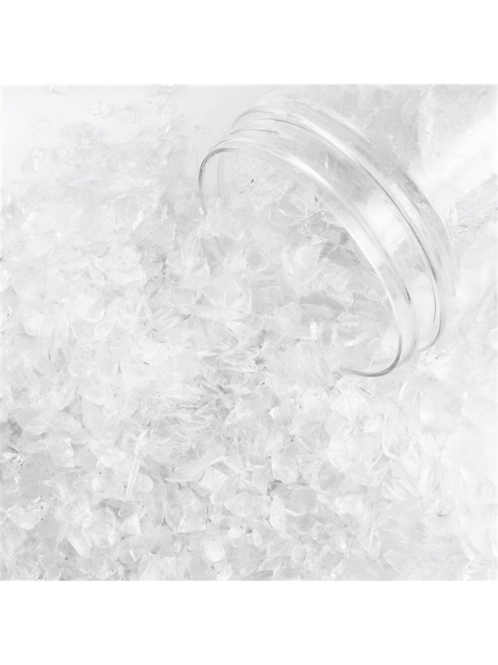 High Luster Reflective Fire Glass Pebbles Stones,3-6mm 305g/0.67lb (Crystal)